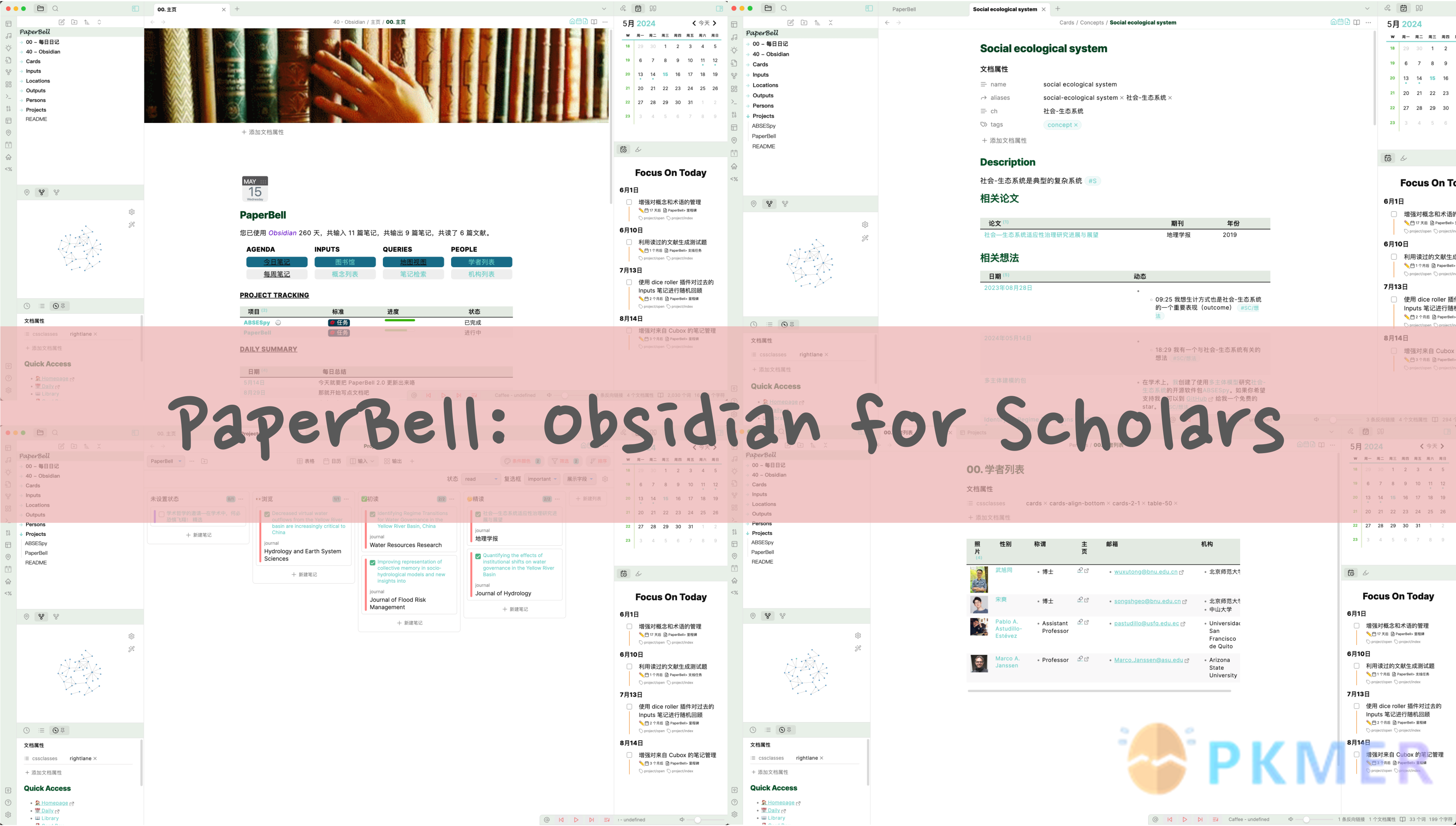 PaperBell 示例库: 用 Obsidian 优雅地积累学术笔记--