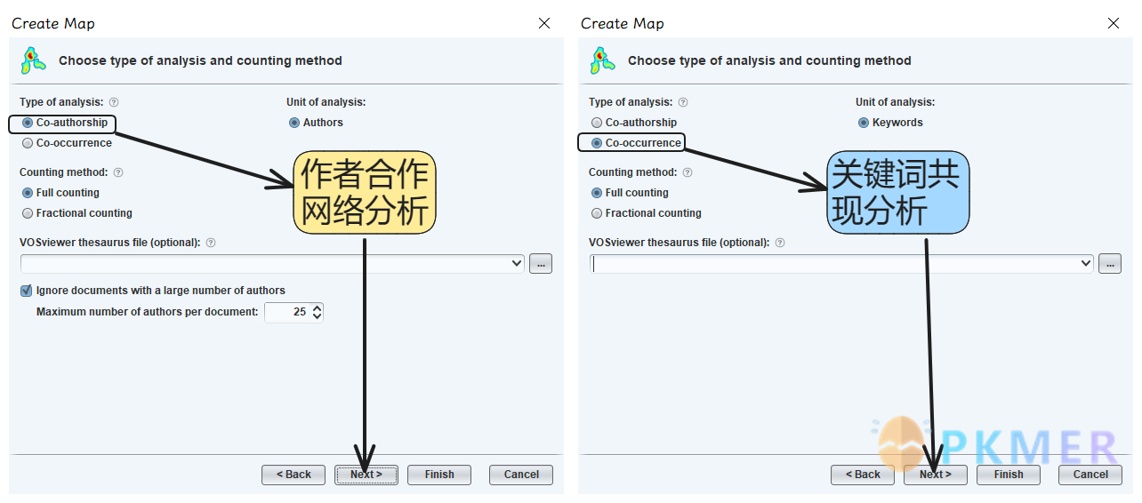 通过 VOSviewer 分析 Zotero 文献库--Step3：选择合适的分析模式