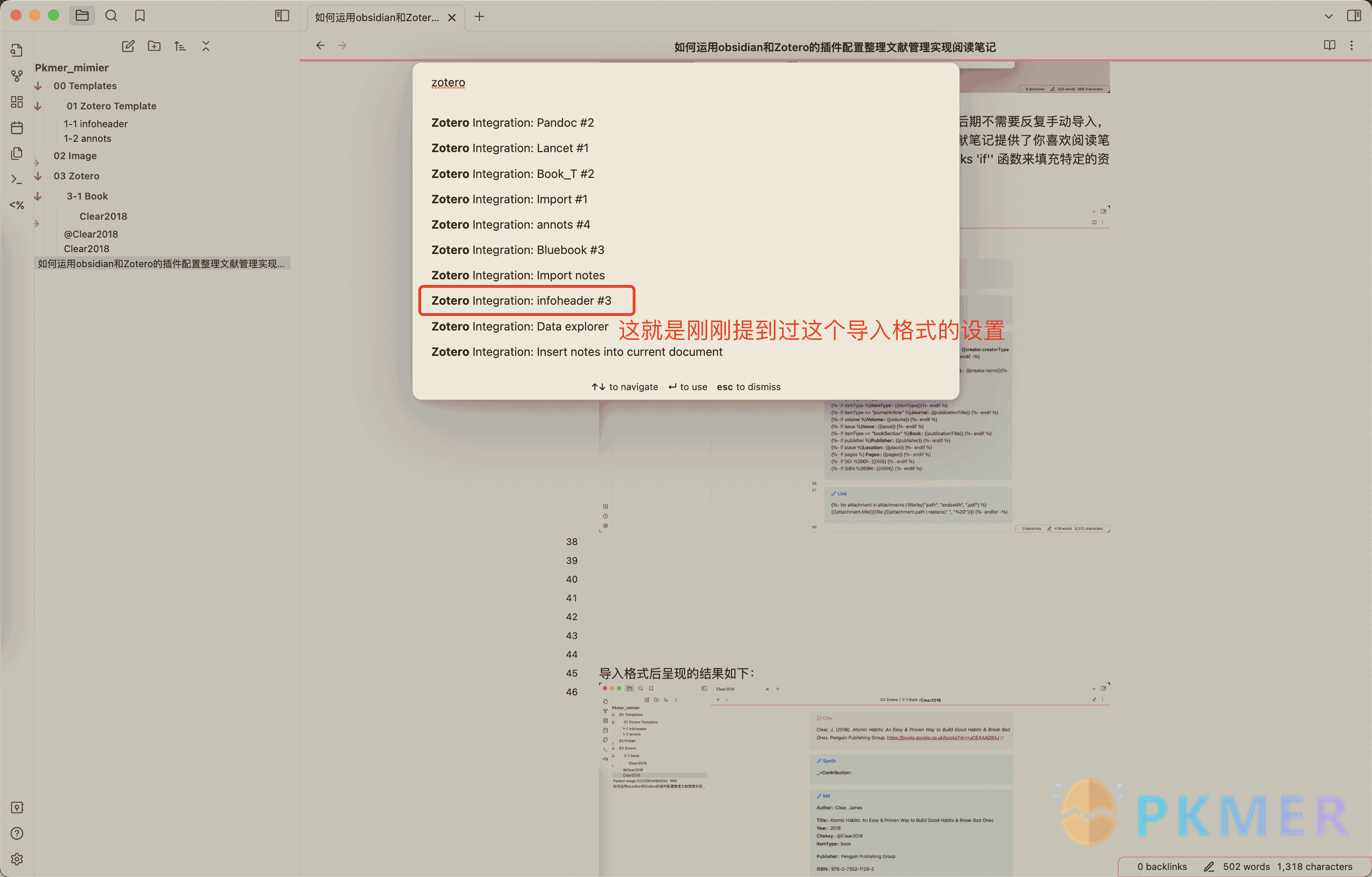 如何运用 Obsidian 和 Zotero 的插件配置整理文献管理实现阅读笔记--二、Import Formats 导入格式