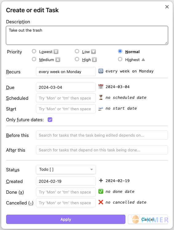 Obsidian Weekly 2024-05-05：Interactivity and data filtering — A boon for task management!--Updates