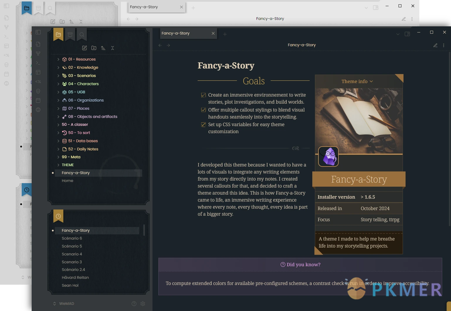 Obsidian Weekly 2024-10-19：Version 1.7 is officially here! A ton of plugins and themes are now available!--Appearance