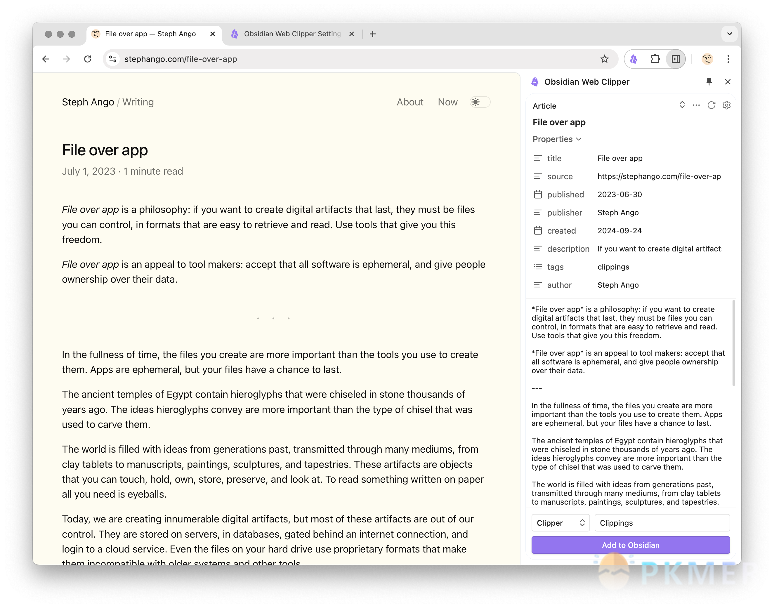 Obsidian Weekly 2024-09-28：You can now view XMind files, various musical scores, and freely zoom in on charts directly in Obsidian!--Added