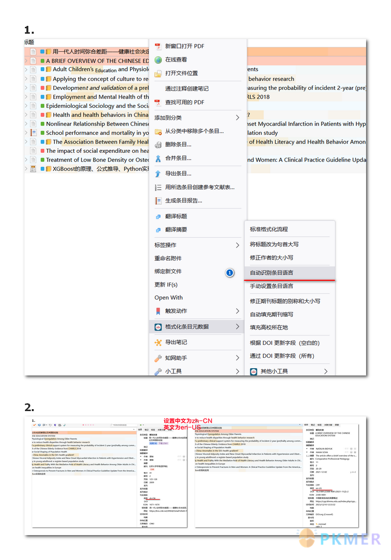 插件教程 zoterolinter 条目元信息插--根据标题自动填写项目的语言