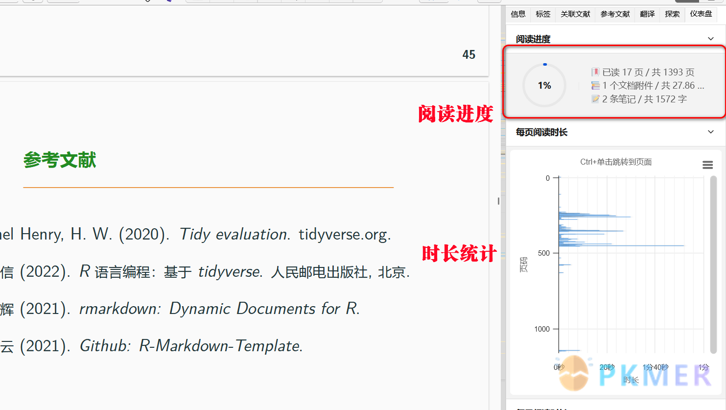 插件教程 chartero 文献库可视化插件--阅读进度和附件情况展示