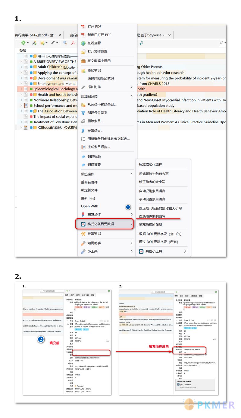 插件教程 zoterolinter 条目元信息插--根据期刊全名查找期刊缩写